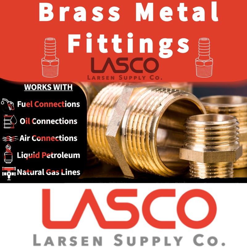LASCO 17-5853 1/2-Inch Female Flare X 5/8-Inch Male Flare Brass Adapter - Image 3